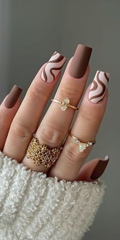 November Nail Designs, November Nails, Work Nails, Nail Extensions, Chic Nails, Short Acrylic Nails, Manicure E Pedicure