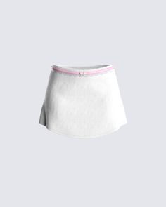 Mini White Skirt Outfit, Mini White Skirt, White Skirt Outfit, Skirt Png, White Skirt Outfits, Outfit Kpop, Orange Satin, Swag Girl Style, White Mini Skirt