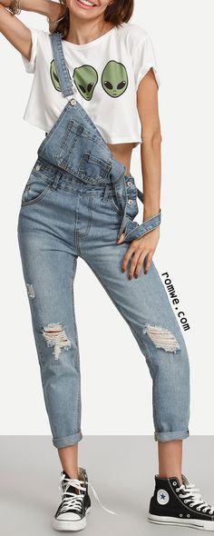 Overall Jeans, White Overalls, Pocket Jumpsuit, Jeans Overall, White Distressed Jeans, Denim Jeans Ripped, White Denim Jeans, Destroyed Jeans, Jeans Rock