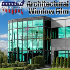 an architectural window film with the words usa seller