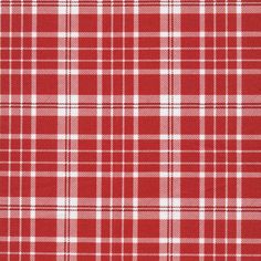 a red and white plaid fabric