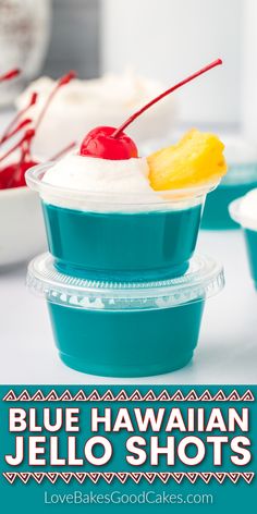 Blue Hawaiian Jello Shots Hawaiian Jello Shots, Blue Hawaiian Jello Shots, Jelly Shots, Dessert Shots, Jello Shot Recipes, Shot Recipes, Party Food And Drinks, Best Comfort Food, Jello Shots