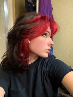 Short Dyed Hair, Short Grunge Hair, Red Hair Inspo, Hair Inspiration Short, Alternative Hair