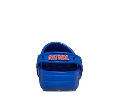 Crocs University of Florida Classic Men s/Women s Clog Show off your pride and college sports fandom with the University of Florida Classic unisex Clog by Crocs. The Iconic Crocs Comfort material offers lightweight, flexible cushioning and a gentle massaging sensation, while the well-ventilated upper circulates air for a cool, dry fit in these Gator Crocs. Synthetic upper Slip-On w/heel strap Iconic Crocs Comfort footbed EVA outsole Casual Sports Slides With Round Toe, Casual Round Toe Slides For Sports, Casual Sports Slides That Are Fade-resistant, Casual Synthetic Clogs For Streetwear, Sporty Fade-resistant Clogs For Sports, Casual Low-top Clogs For Streetwear, Casual Blue Slides For Streetwear, Sporty Blue Slip-on Clogs, Teal Crocs