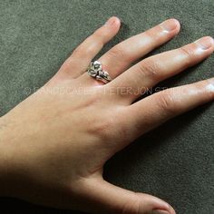 The center stone in this wedding ring set is a Rose-Cut Tourmaline. The rings are MADE TO ORDER so you can select your choice of stone color. The stone is bezel-set, so is highly protected. Leaves curve up and wrap the stone, from vines growing out of two twig branches. There is an enormous amount of fresh and crisp detail to this design. This is a gorgeous wedding ring set. Pictured are several colors of tourmaline we have available. Let us know what color you prefer and we will set that aside Silver Sterling Ruby Ring With Rose Cut Diamonds, Wedding Sterling Silver Jewelry With Rose Design, Wedding Jewelry With Rose Design In Sterling Silver, Sterling Silver Rose Design Jewelry For Wedding, Anniversary Sterling Silver Ruby Ring With Rose Cut Diamonds, Wedding Rings In Rose Sterling Silver, Rose Sterling Silver Wedding Rings, Rose Sterling Silver Anniversary Ring, Wedding Rose-colored Sterling Silver Rings