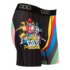 Odd Sox Men's Boxer Brief, Transformers, G.I. Joe, Power Rangers Cartoon Styles. Experience the ODD Sox difference. Officially licensed merchandise. Our men's boxer briefs are unique works of art. Whether you are working out or relaxing in comfort we make it our mission to dress you in the most unique, funniest and coolest themed underwear on the planet. True fans will appreciate the quality and feel of our men's boxer brief line. Each brief sports a high-quality fabric blend that keeps you dry Sporty Multicolor Boxer Briefs For Streetwear, Fitted Multicolor Boxer Briefs For Streetwear, Power Rangers Cartoon, Functional Go-dry Boxer Briefs For Sports, Functional Multi-pack Sports Boxer Briefs, Functional Sports Boxer Briefs With 4-way Stretch, Sports Multi-pack Boxer Briefs, Mens Boxer Briefs, Multicolor Sports Boxer Briefs Multi-pack