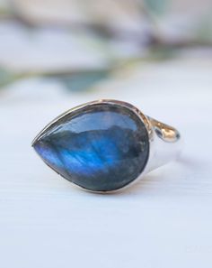 Rainbow Labradorite Ring ~ Sterling Silver 925 ~MR079 - Maresia Jewelry Organic Gifts, Labradorite Ring, Ring Sterling Silver, Self Discovery, Sterling Ring, Rings Statement, Silver 925, Beautiful Rings, Sunscreen