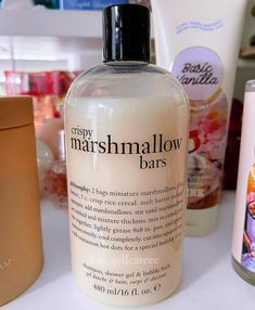 Marshmallow Bars, Naturally Beautiful, Shower Gel, Aesthetic Makeup, Body Butter