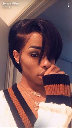 Pixie Cut Sew In, Short Relaxed Bob Hairstyles, Mini Bob Haircut Black Women, Medium Length Haircut Black Women, Very Short Bob Black Women, Short Hairstyles Black Women, Short Weave Hairstyles, Short Relaxed Hairstyles, Black Women Short Hairstyles