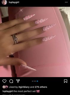 Pink Cheetah Nails, Pink Leopard Nails, Pink Stiletto Nails, Cheetah Print Nails, Cheetah Nails, Pink Cheetah Print, Leopard Print Nails, Blue Acrylic Nails