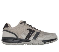 Tear into the terrain in sporty style and trail-walking comfort with Skechers Urban Trax. This casual hiker features a lace-up leather and synthetic upper with a cushioned Skechers Air-Cooled Memory Foam insole. | Skechers Men's Urban Trax Sneaker | Medium Width | Skechers Air-Cooled Memory Foam cushioned comfort footbed | Lace-up leather and synthetic upper | Flexible traction outsole | 1/4-inch heel | Skechers Trail Walking, Coffee Fashion, Walking Trails, 4 Inch Heels, Sporty Style, Mens Shoes Sneakers, Memory Foam, 4 Inch, Shoes Mens