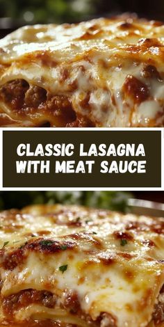 Discover an easy, restaurant-style lasagna recipe with layers of rich meat sauce and creamy cheese. Perfect for dinner and ideal if you're a fan of classic Italian dishes. Recreate the taste of your favorite restaurant lasagna at home with this simple recipe. Meat Sauce Recipes, Easy Lasagna Recipe, Ricotta Pasta, Classic Italian Dishes, No Noodle Lasagna, Creamy Cheese, Meat Sauce