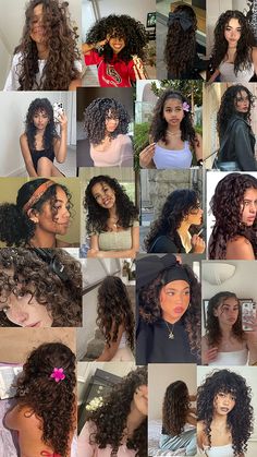 #curlyhair #visionboard Curly Hair Styles Prom, 3b Curly Hairstyles Ideas, Cute Hairdos For Curly Hair, Afro Curls Hairstyles, Curry Hairstyle, Curly Protective Styles, Curly Hairstyles 3b, Afro Curly Hairstyles, 3b Hairstyles