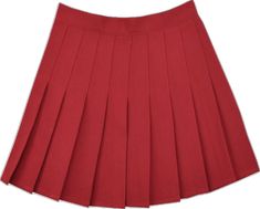 Cotton Pleated School Uniform Mini Skirt, Red Pleated Skirt For School In Spring, Pleated School Uniform Skirt, Solid Pleated School Uniform Skirt, Red Skort For School In Spring, Pleated Tennis Skirt For School, Red Cotton Pleated Mini Skirt, School Flared Pleated Skirt, Casual Red Pleated Skirt For School