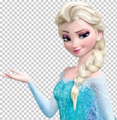 the frozen queen from disney's frozen princess is waving her hand, hd png