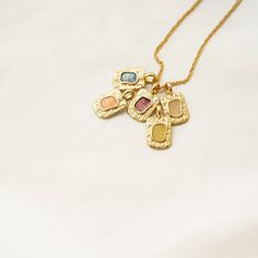 24 K Gold Plated Necklace, 1 Piece Only. Multicolor Brass Elegant Necklaces, Elegant Multicolor Brass Necklaces, Gold Square Pendant Necklace Nickel Free, Plate Necklace, Gold Plated Necklace, Womens Jewelry Necklace, 1 Piece, Gold Plate, Jewelry Necklaces