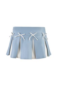 LAMBRETTA MINI SKORT - BLUE : BABY BLUE Ppg Bubbles, Light Blue Skirt, Light Blue Skirts, Shorts Low Rise, Blue Pleated Skirt, Poplin Skirt, Navy Blue Skirt, Blue Mini Skirt, Sheer Skirt