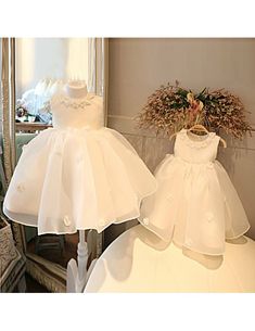 Couture White Princess Ballgown Flower Girl Dress Pageant Gown For Formal Princess Ballgown, Delicate Gown, Pageant Gown, Pink Flower Girl Dresses, Princess Flower Girl Dresses, Gown White, Princess Flower, White Flower Girl Dresses, Girls Pageant Dresses