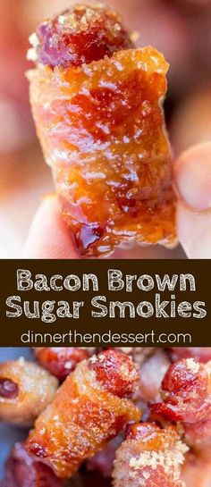 bacon brown sugar snookies are the perfect snack to eat