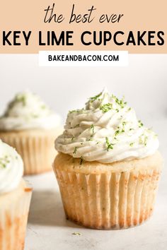 the best ever key lime cupcakes