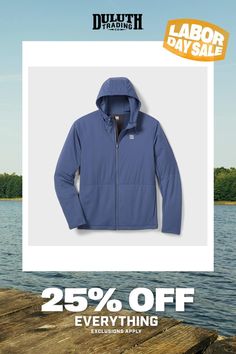 Windproof, moisture-wicking hoodie. Perfect for all-day activity – or at a moment’s notice. Outdoor Kit, New Man, Full Zip Hoodie, Moisture Wicking, Zip Hoodie, Labour Day, Mens Shirts, In This Moment