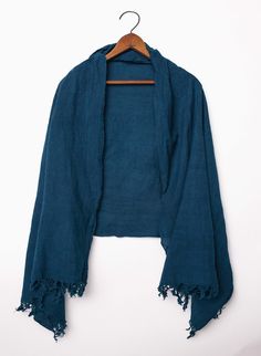 Bohemian Indigo Cotton Dupatta, Indigo Handloom Cotton Dupatta, Indigo Cotton Handloom Dupatta, Handloom Cotton Indigo Dupatta, Handloom Cotton Dupatta In Indigo, Bohemian Cotton Handloom Shawl, Bohemian Linen Shawl, Blue Bohemian Scarf With Natural Dye, Bohemian Blue Scarf With Natural Dye