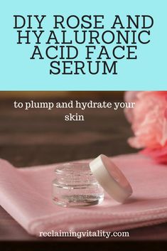 Hyaluronic Acid Serum Recipe, Diy Vitamin C Serum, Quick Hair Growth, Rose Hydrosol, Natural Toner, Diy Rose, Classic Cortez, Anti Aging Eye Cream, Diy Roses