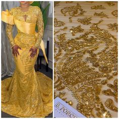 Heavily beaded High quality handbeaded lace With beautiful patterns made of pearl beads ,micro beads and sequin Medium - heavy weight Colour-Gold Available in Peach Can be used for haute couture gowns or dresses for Wedding, Asoebi,birthday and other occasions. Sold per yard Care Instruction Handwash with care SAMPLES Please kindly go ahead and order Samples if you need to confirm the colour and quality. Purchase Samples here: https://www.etsy.com/uk/listing/1227725790/lace-sample-swatchesplease-read?click_key=98928183028730dea435f5e491d8a94815b87c43%3A1227725790&click_sum=1dc8633f&ref=shop_home_active_1&frs=1 *Refer to FAQ for more enquiries/ contact shop manager * Wedding Asoebi, Gold Beaded Dress, Wedding Dress Material, Hand Beaded Lace, Sugar Lace, Dresses Birthday, Dress Quinceanera, Haute Couture Gowns, Photoshoot Wedding