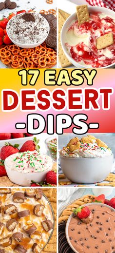 seven easy dessert dips that are delicious