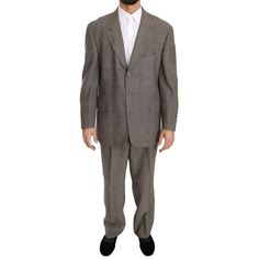 100% Authentic Fendi Single Breasted Suit With Blazer And Pants. Brand New With Tags. Color: Light Brown. Style: Single Breasted Suit; Includes Blazer And Pants. Closure: Three Button Closure. Fitting: Regular Fit. Two Inside Pockets. 3-Way Pants Zipper Closure. Made In Italy. Very Exclusive And High Craftsmanship. Material: 100% Wool. Lining: 50% Rayon 50% Acetate. Perfect For Men. Designer Suits With Button Closure, Designer Business Suits With Pockets, Designer Business Suits, Single Breasted Suit, Brown Style, Wool Suit, Designer Suits, Color Light, Mens Suits