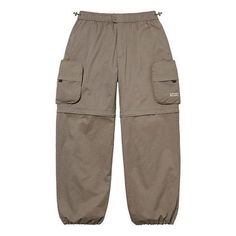 Supreme SS22 Week13 Cargo Zip-Off Cinch Pant Solid Color Loose Pocket Long Pants Unisex SUP-SS22-810 (Casual/Loose Fit/Gift to Boyfriend) Gift To Boyfriend, Long Pants, Boyfriend Gifts, Loose Fitting, Solid Color, Sneakers, Pants, Color, Trousers