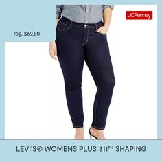 It's all in the name. Our 311-shaping skinny jeans are made with a supportive, soft denim that sculpts and lifts to celebrate your features. Plus, they're made with an innovative tummy-slimming panel and a skinny cut that makes your legs look longer. It's a win-win! Super-comfortable jeans with a flattering skinny legs. Built to contour curves, lengthen legs and celebrate your form. Made with an innovative tummy-slimming panel. Created with ecovero, a soft fiber sourced from sustainably harvest… Comfortable Jeans, Short Jeans, Jean Shorts, Levi's, Celebrities, Blue, Denim Shorts