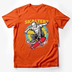 Senior Skater T-Shirt, Cool Skateboarder Graphic Tee, Urban Style Streetwear, Gift for Skate Fans Male T-Shirt Custom graphic T-Shirt.Customize your color Skateboarder, Urban Style, Style Streetwear, Male T Shirt, Urban Fashion, Skateboard, Graphic Tee, Graphic T Shirt, Graphic Tees