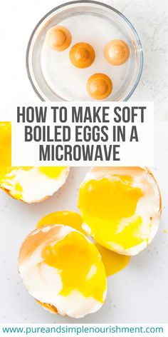 how to make soft boiled eggs in a microwave