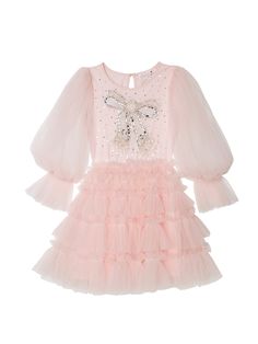 Unwrap the magic of Christmas in our wrapped up tutu dress in pink cloud. The dress showcases an ascending layered frill skirt adding a playful bounce and elegant flow, the voluminous balloon sleeves, with their dainty gathered cuffs, bring a touch of vintage charm. At the heart of the bodice, a stunning crystal-encrusted bow motif shines brightly surrounded by scattered sparkling sequins, wrapping her in Christmas cheer. Shipping and Returns This product can be returned/exchanged within 20 days Shine Costume, Card Costume, Pink Tutu Dress, Gala Party, Party Queen, Frill Skirt, Holiday Costumes, Queen Costume, Exclusive Dress