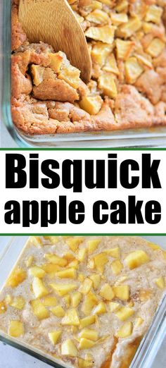 this biscuit apple cake is so easy to make