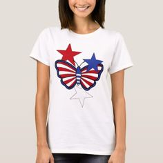 Celebration of Independence T-Shirt - 4th july usa patriot holiday independence day july fourth diy 4 July Usa, Butterfly T Shirt, Creative Shirts, July Fourth, Fourth Of July Shirts, Summer Gifts, 4th Of July Party, 4th July, July Party