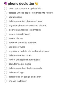 Is your phone feeling cluttered and chaotic? Follow this simple guide to declutter your digital life, one step at a time. Streamline your apps, photos, and notifications for a cleaner, more organized phone. 🧹📅 #PhoneDeclutter #DigitalOrganization #DeclutteringGuide #SimplifyYourScreen Phone App Categories, How To Clean Your Phone Storage, Apps To Organize Your Life, How To Declutter Phone, Phone Reset Checklist, How To Organize Phone Apps, Apps To Help Organize Your Life, How To Organize Your Apps, How To Declutter Your Phone