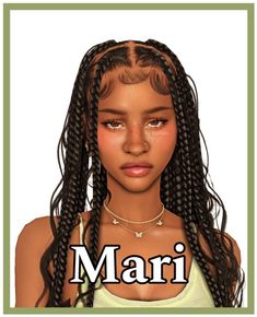 Sims 4 Black Skin Overlays Alpha, Sims 4 Braided Ponytail Cc, Sims 4 Cc Fulani Braids, S4cc Black Hair, Sims 4 Fulani Braids, Sims Natural Hair Cc, Sims 4 Bohemian Braids, Sims 4 Cc Characters Download