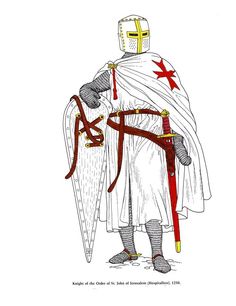 KNIGHT OF THE ORDER OF ST JOHN Malta History, Templar Knights, Knights Hospitaller, Baltic Region, Fantasy Props, Arm Armor, St Thomas, The Order