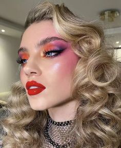 Neon Makeup Looks, Neon Makeup, Barbie Makeup, Photoshoot Makeup, Bold Makeup, Trendy Makeup, Editorial Makeup