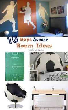 boys soccer room decorating ideas