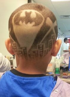 Batman hair tattooto much?not for my boyz!!! ) Wowzers it could be my grandsonsthey have the haircut already! | tattoos picture hair tattoo Hair Tattoo Men, Batman Signal, Viking Haircut, Haircut Designs For Men