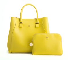 JANE Lemon Yellow Handbag For Women's - Gunas New York 1 Medium Sized Bags, Lv Bags, Vegan Leather Bag, Signature Hardware, Her World, Cruelty Free Beauty, Bag Style, West Palm Beach, Mellow Yellow