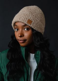 Keep warm and look stylish with our women's tan knit beanie. This beanie is fleece lined for extra warmth and features a beautiful, neutral color. Perfect for keeping out winter's chill and getting all the compliments! Tan knit beanie Cuffed detail at the hemline Fleece lined Crown patch on the left side One size Designed in the U.S.A. Produced in China. 69% Polyester / 17% Nylon / 10% Wool / 4% Spandex Luna Wolf, Knitted Hats Kids, Knit Hat For Men, Cuffed Beanie, Blouse Tank Top, Beanie Cap, Women's Beanie, Natural Hair Journey, Knitting For Kids