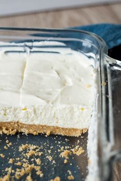 a close up of a cake in a pan