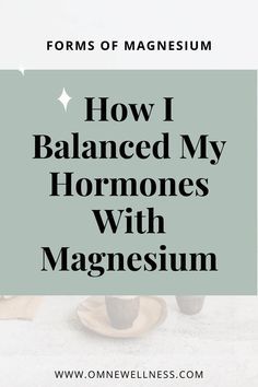 In this post, you are going to learn about different types of magnesium to balance your hormones. Learn how to increase the mineral magnesium to help your hormones and which magnesium is best for you. Knowing which magnesium type is right for you depends on your symptoms you’d like to treat. These tips are perfect to balance your hormones with magnesium to take back control of your health. Head to the blog to learn about balancing hormones with magnesium. Click here! Best Magnesium, Feminine Health, Health And Fitness Articles, Thyroid Health, Re A, Health Info