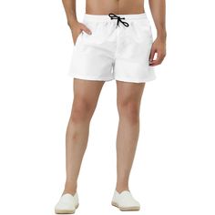 These solid color beach shorts are the ultimate in comfort and style. Made of lightweight and breathable fabric, they keep you comfortable on the summer days. The solid color design is simple and elegant, making them versatile enough to be paired with any shirt or vest. Whether you're swimming, surfing, beach volleyball, or any other sport, or at home, you can wear these stylish shorts. Solid Color Beachwear Shorts For Summer, Summer Swim Trunks With Built-in Shorts, Summer Beachwear Shorts In Solid Color, Solid Color Summer Beachwear Shorts, Short Swim Trunks For Summer Beach, Solid Shorts For Beach Vacation, Solid Shorts For Vacation, Relaxed Fit Solid Shorts For Vacation, Cotton Swim Trunks For Vacation