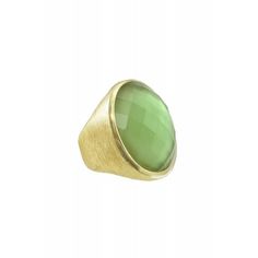 Marcia Moran Martzia Oval Stone Statement Ring -18k gold plated band -Large Oval Stone -Size 7 or 8 please specify This ring "Rocks"-Literally! Wide choice of semi-precious stones About Designer: Marcia Moran is the owner and founder of Marcia Moran jewelry designs. She began importing Brazilian Jewelry from different local Brazilian designers and later became the designer of some pieces of her new jewelry collection.Marcia's eye-catching, contemporary jewelry is made of either brushed 18kt gold Gold Oval Ring With Large Stone, Gold Ring With Large Oval Cabochon Stone, Gold Jewelry With Large Oval Cabochon Stone, Modern Gold Oval Opal Ring, Gold Oval Faceted Ring, Oval Gold Faceted Rings, Modern Gold Ring With Large Stone, Modern Gold Rings With Large Stone, Modern Rings With Large Oval Cabochon Stone