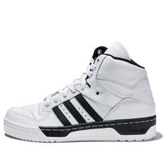 (WMNS) adidas originals Metro Attitude Xl 'White Black' EE6700 (SNKR/Retro/Women's/Non-Slip/High Top/Basketball/Wear-resistant) Adidas Logo Sporty Lace-up High-top Sneakers, White Lace-up High-top Sneakers With Three Stripes, High-top Sneakers For Streetwear And Sports Season, Sporty White High-top Sneakers, White Casual High-top Sneakers For Sports Season, Adidas White High-top Sneakers With Logo, Adidas High-top Sneakers For Streetwear, High-top Adidas Basketball Shoes With Three Stripes, Adidas Logo Sporty High-top Lace-up Sneakers